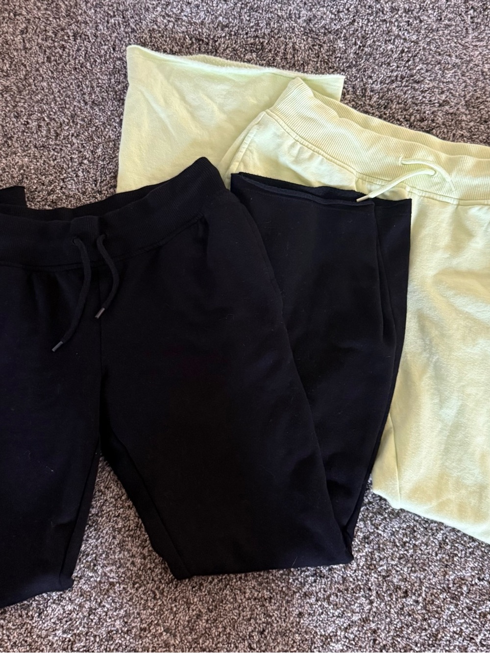 Old Navy Kids Sweatpants — Black & Light Green